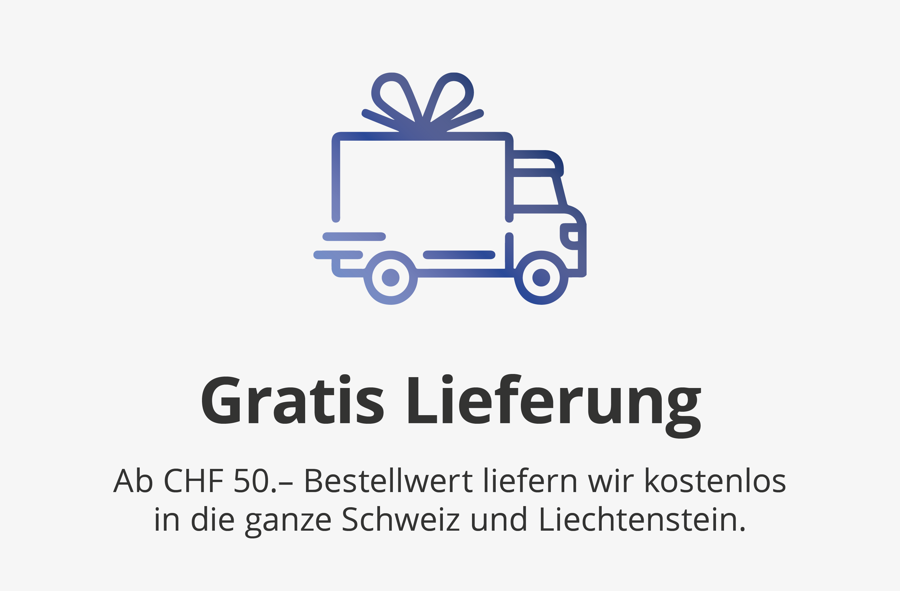 Gratis Lieferung