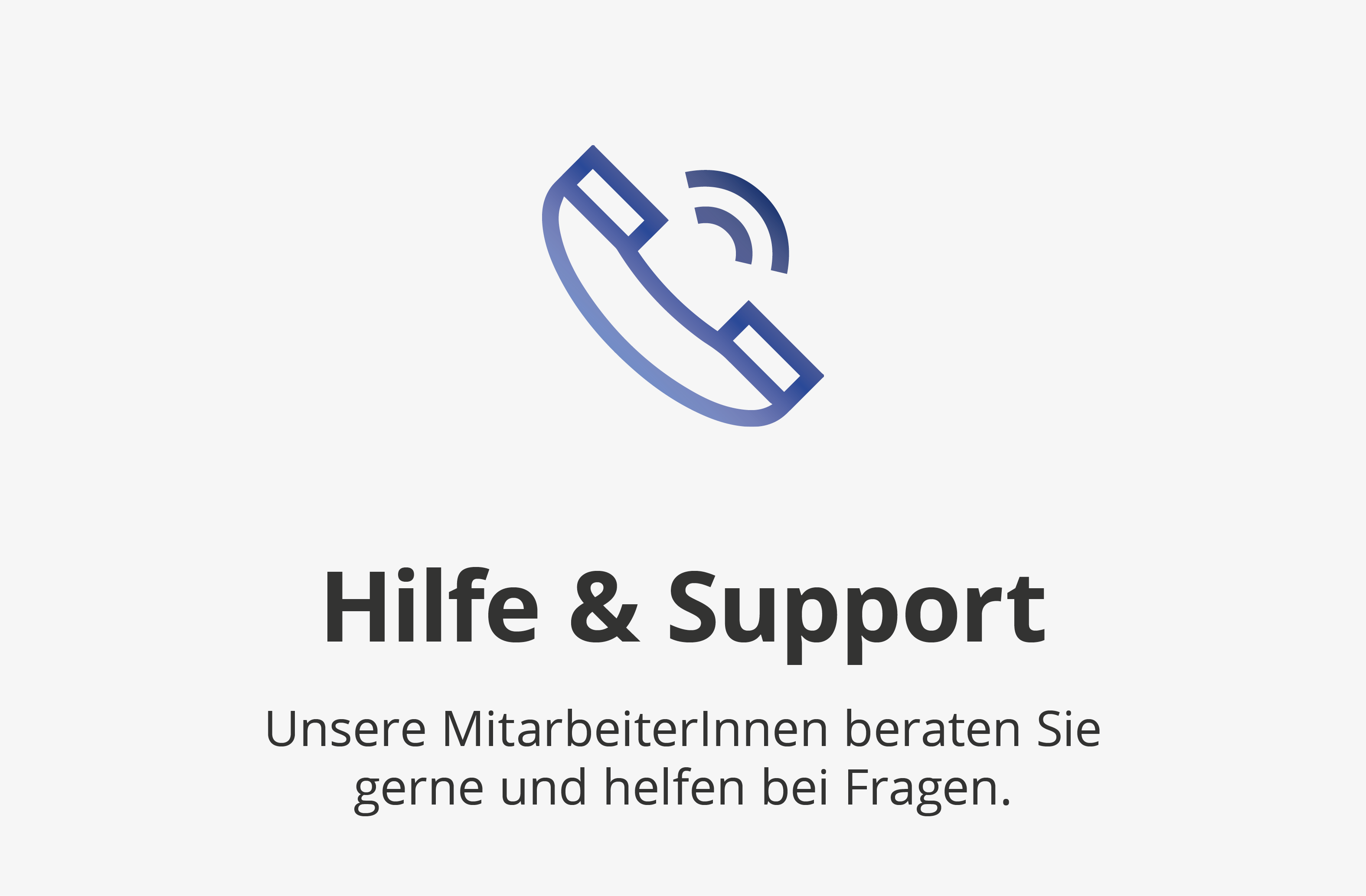 Hilfe & Support