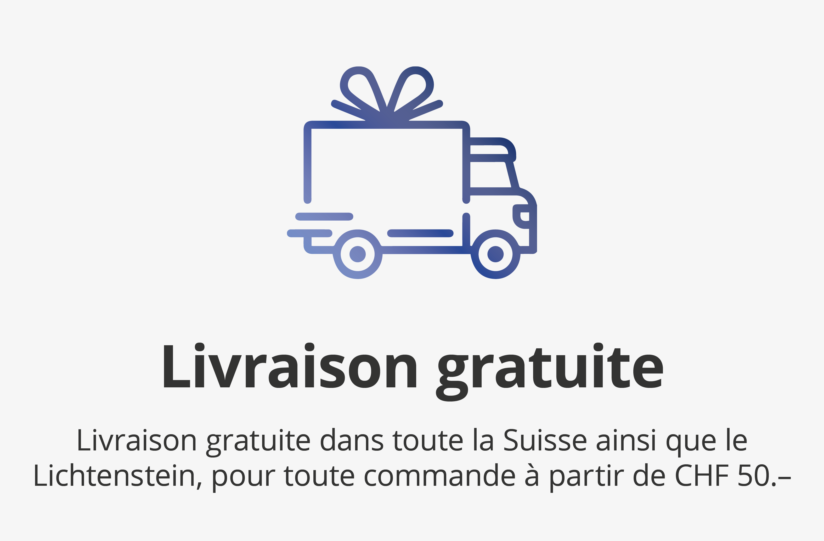 Livraison gratuite