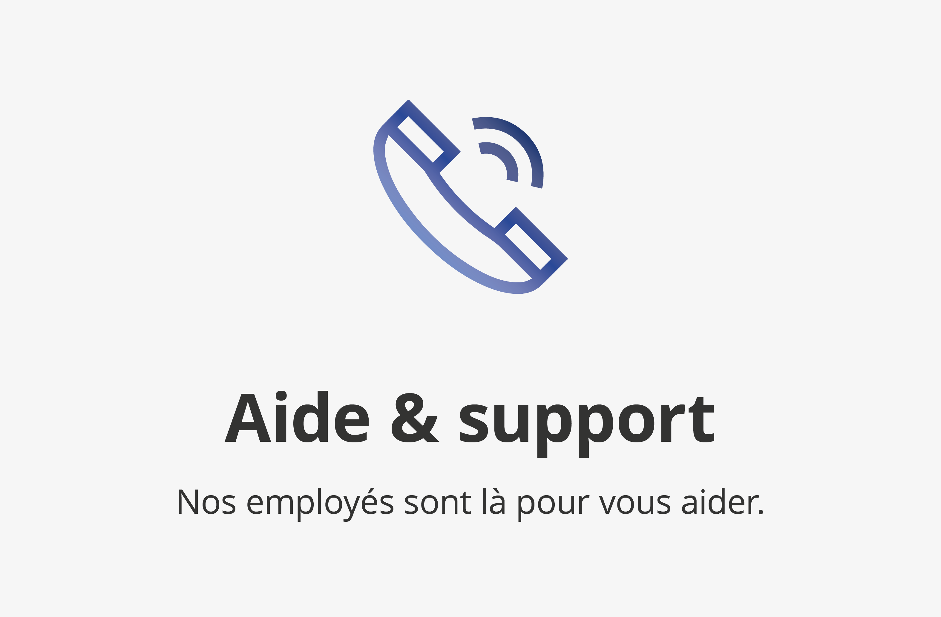 Aide & support